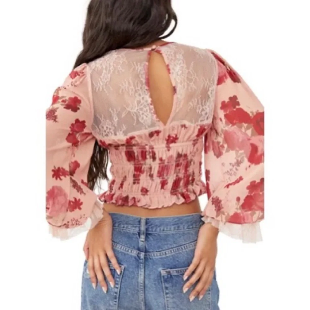 Free People Daphne Blouse in Romantic‎ Combo